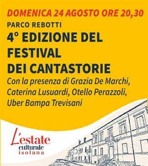 4° edizione del festival dei cantastorie