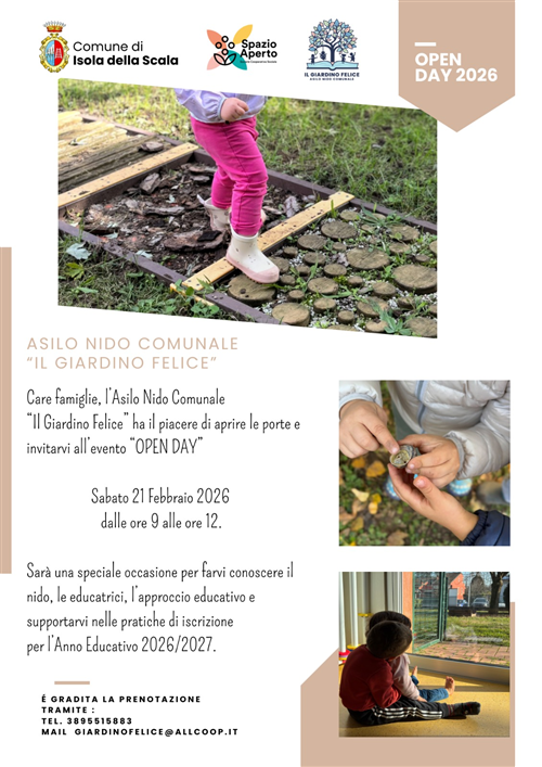 Open day asilo nido "Il Giardino Felice"