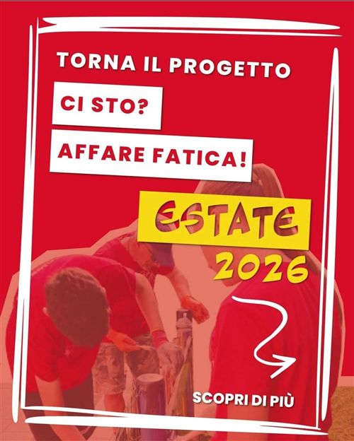 ADESIONE AL PROGETTO CI STO? AFFARE FATICA!

Invito agli esercenti e commercianti del territorio