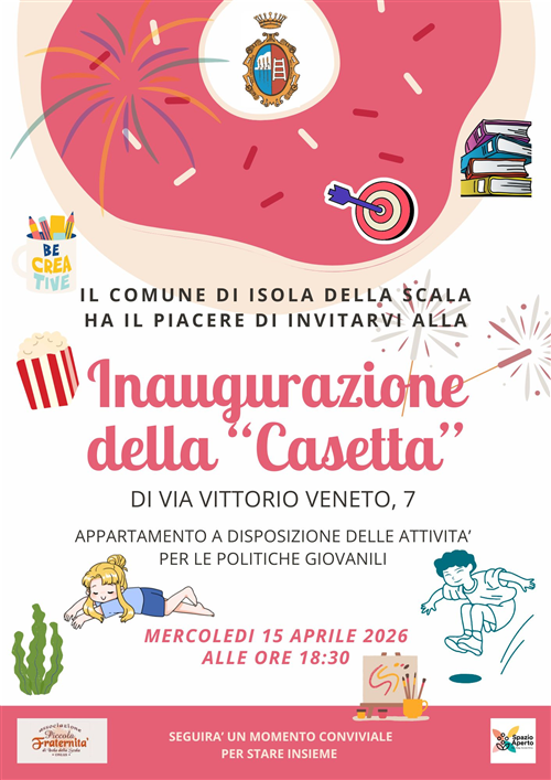 Inaugurazione della "Casetta"