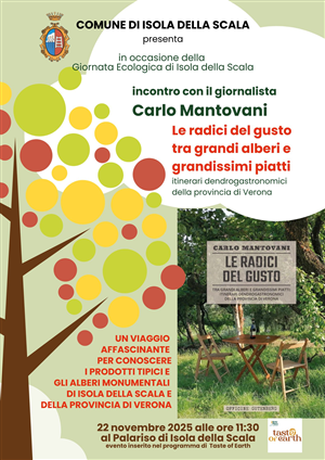 Carlo Mantovani presenta il libro "Le radici del gusto"