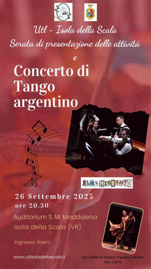 Concerto di inaugurazione dell'anno accademico dell'Università del Tempo Libero