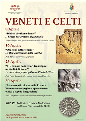 Conferenza di archeologia: Le necropoli celtiche nella pianura veronese