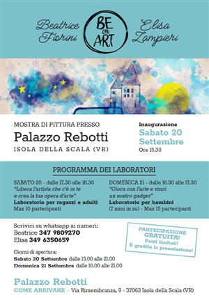 Mostra di pittura delle pittrici Beatrice Fiorini e Elisa Zampieri