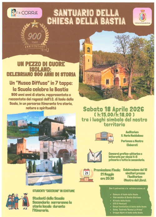 Istituto Comprensivo celebra i 900 anni della Chiesa della Bastia